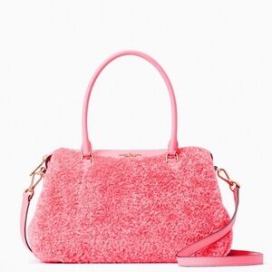 Kate Spade Mimi Faux fur satchel